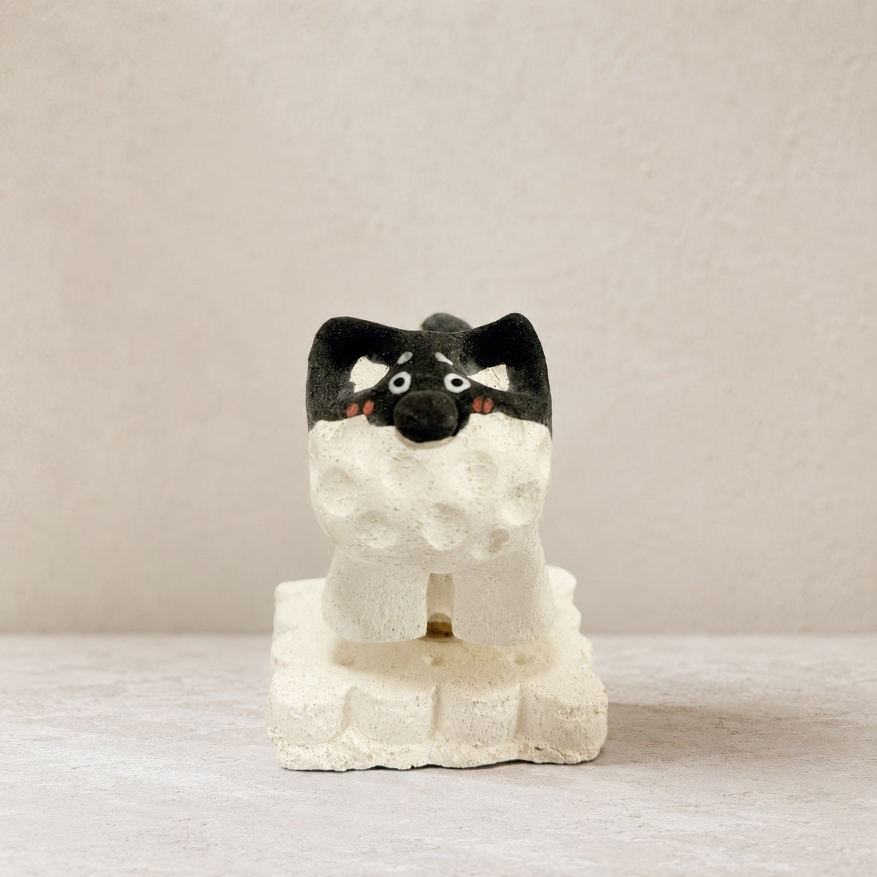 MuMuLush Handmade Spinner Gentleman Schnauzer Ceramic Aroma Stone Diffuser MuMuLush
