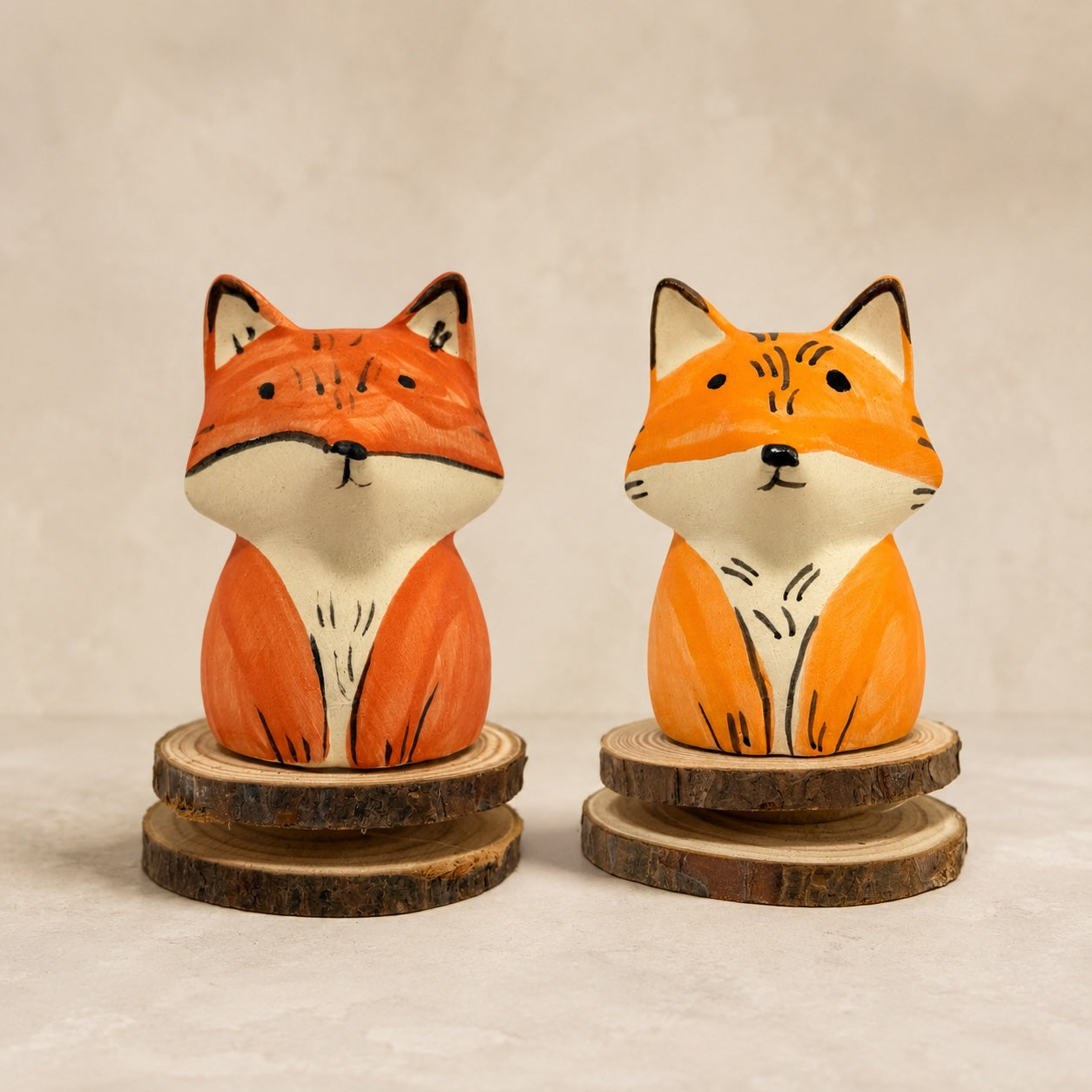 MuMuLush Handmade Spinner Woodland Fox Ceramic Aroma Stone Diffuser MuMuLush
