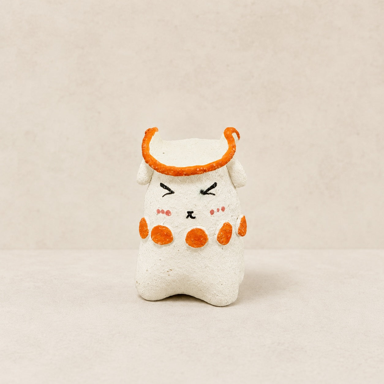 MuMuLush Handmade Winking Apple Sprite Ceramic Aroma Stone Diffuser MuMuLush