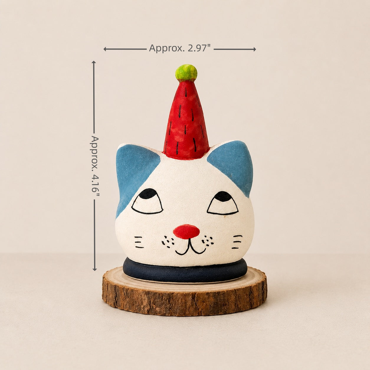 MuMuLush Handmade Party Cat Ceramic Aroma Stone Diffuser MuMuLush