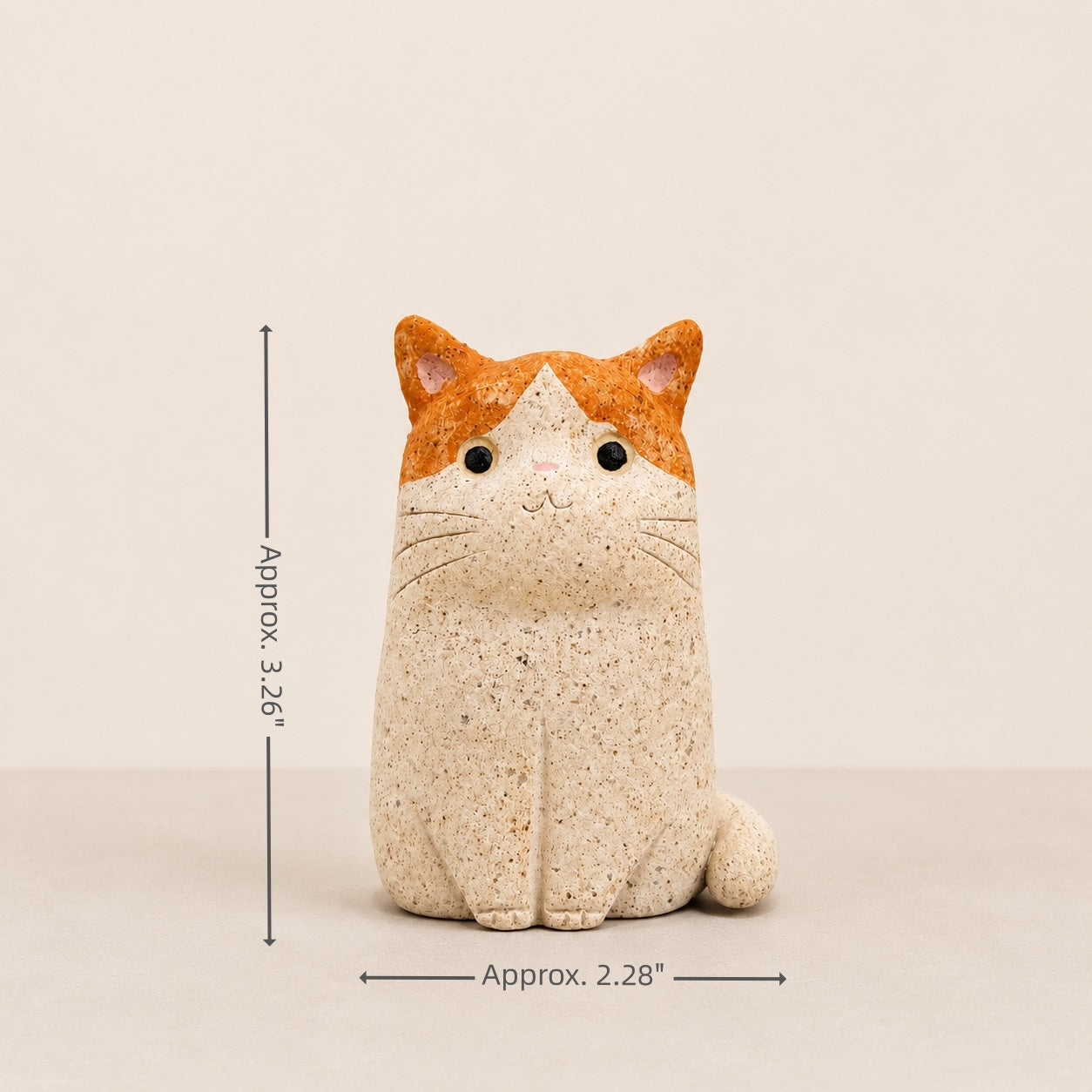 MuMuLush Handmade Marmalade Cat Ceramic Aroma Stone Diffuser MuMuLush