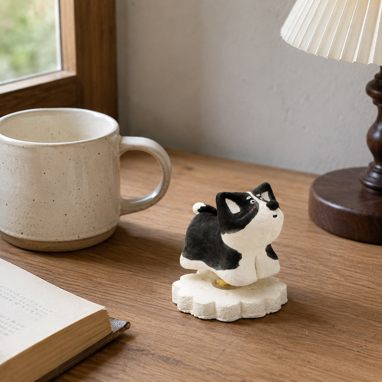 MuMuLush Handmade Spinner Husky Explorer Ceramic Aroma Stone Diffuser MuMuLush