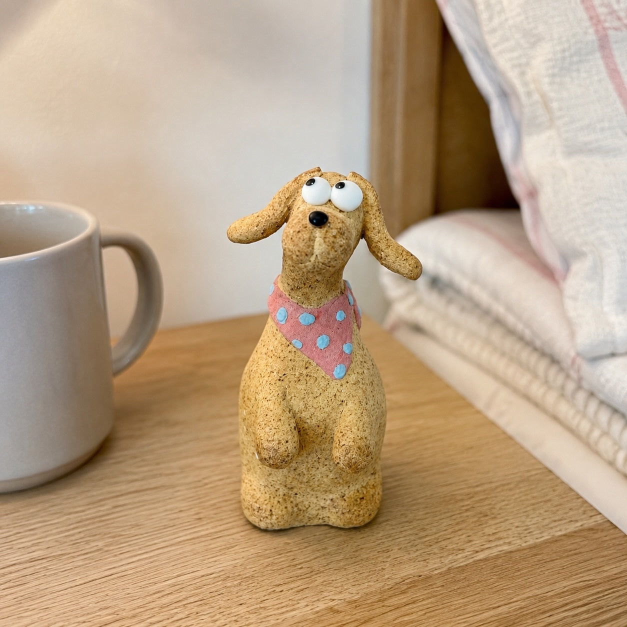 MuMuLush Handmade Sitting Dog Ceramic Aroma Stone Diffuser MuMuLush