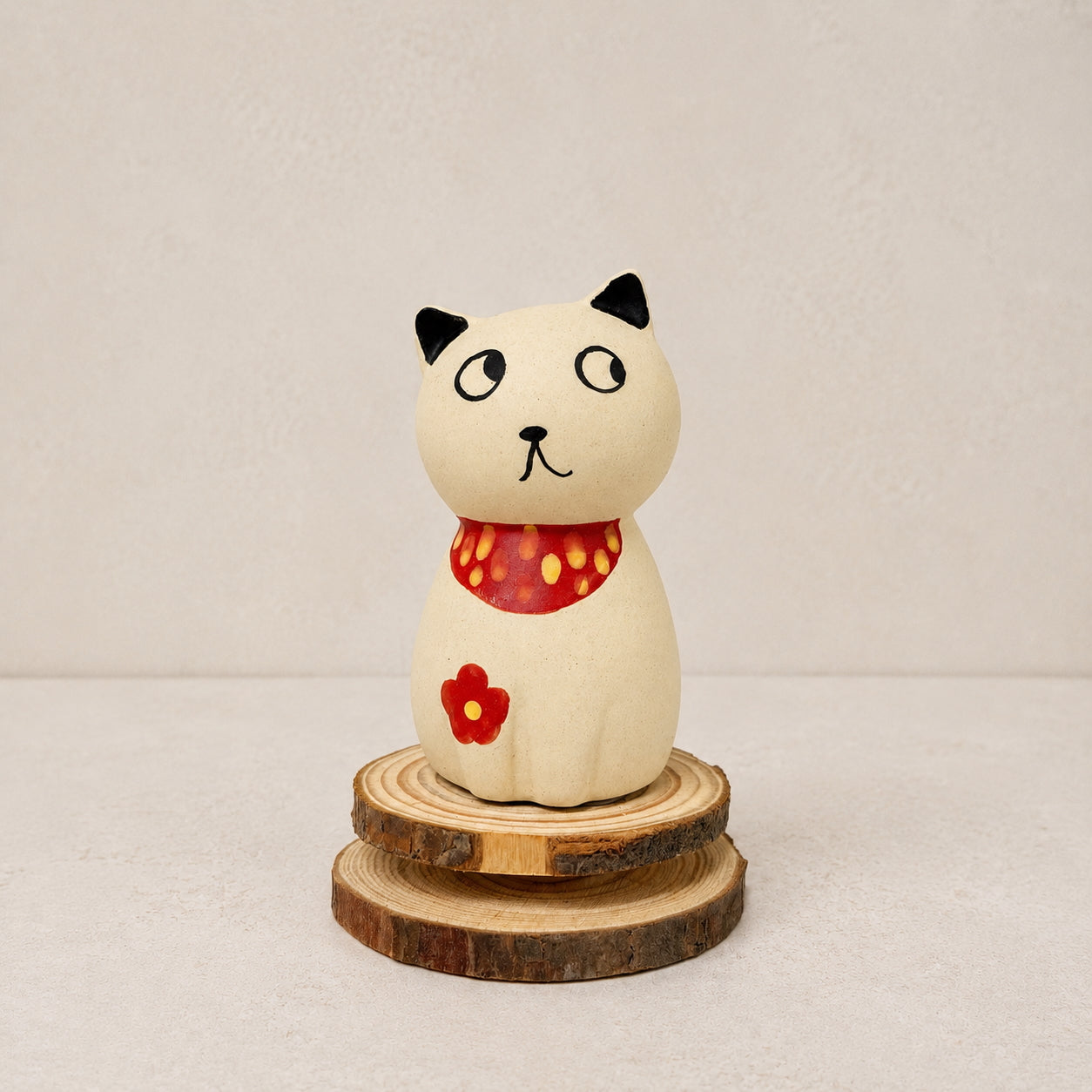 MuMuLush Handmade Spinner Cozy Cat Ceramic Aroma Stone Diffuser MuMuLush