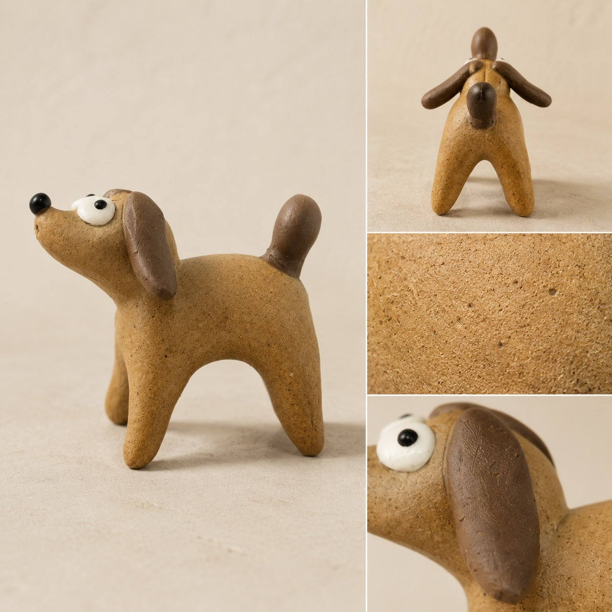 MuMuLush Handmade Little Dog Ceramic Aroma Stone Diffuser MuMuLush