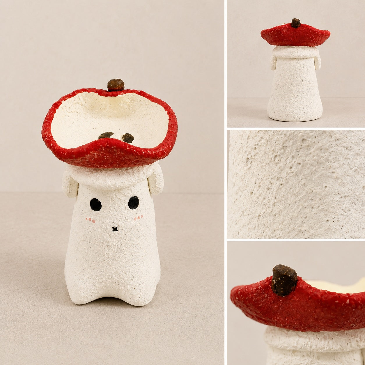 MuMuLush Handmade Happy Apple Sprite Ceramic Aroma Stone Diffuser MuMuLush
