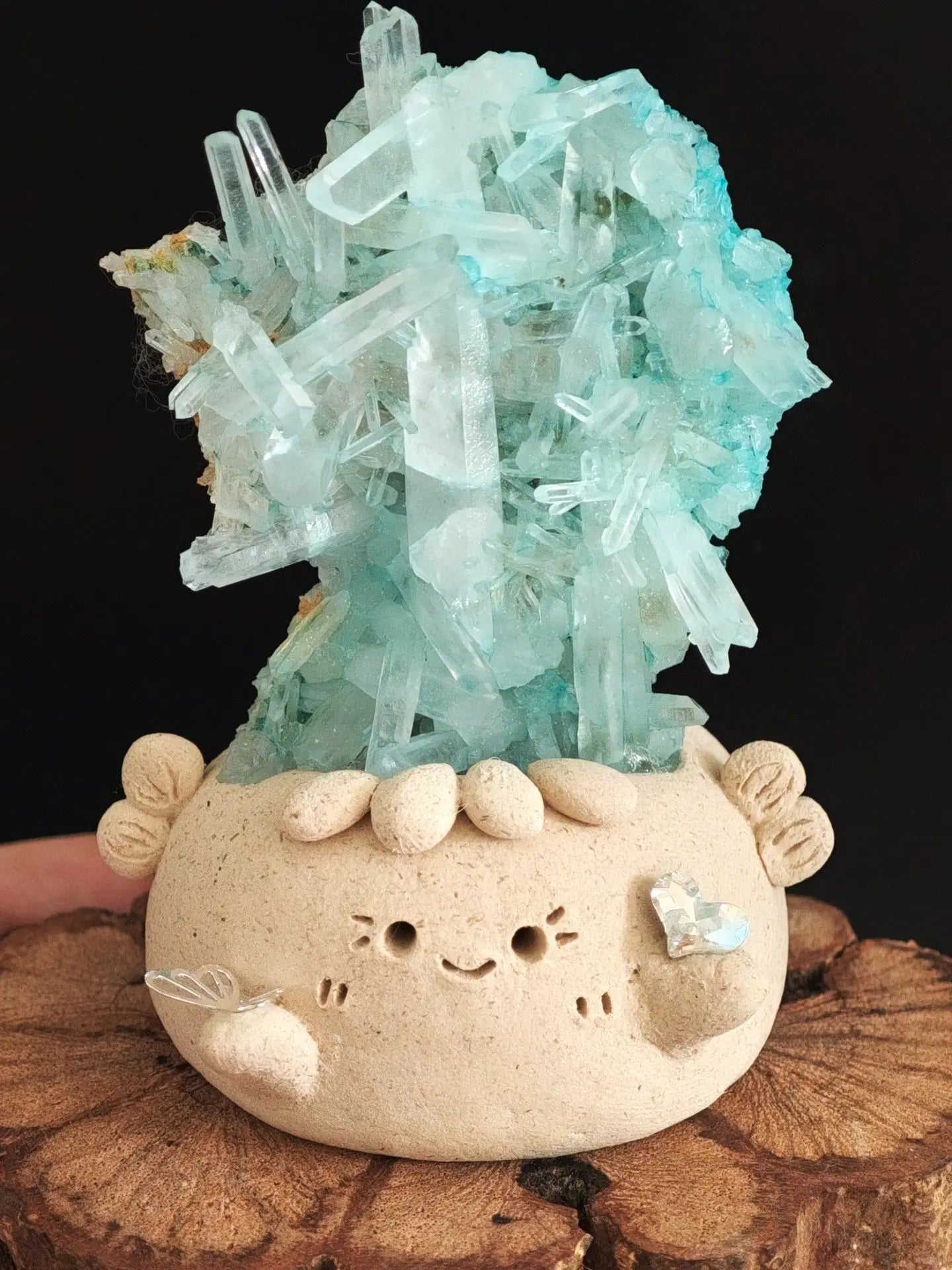 Peaceful  Blue Crystal Mumu MuMuLush