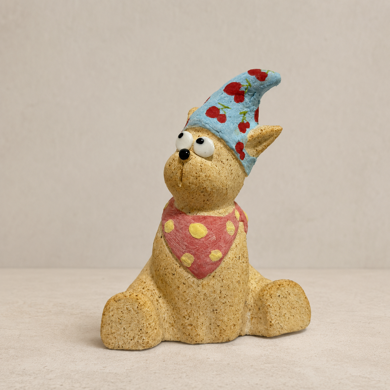 MuMuLush Handmade Whimsical Hat Cat Ceramic Aroma Stone Diffuser MuMuLush