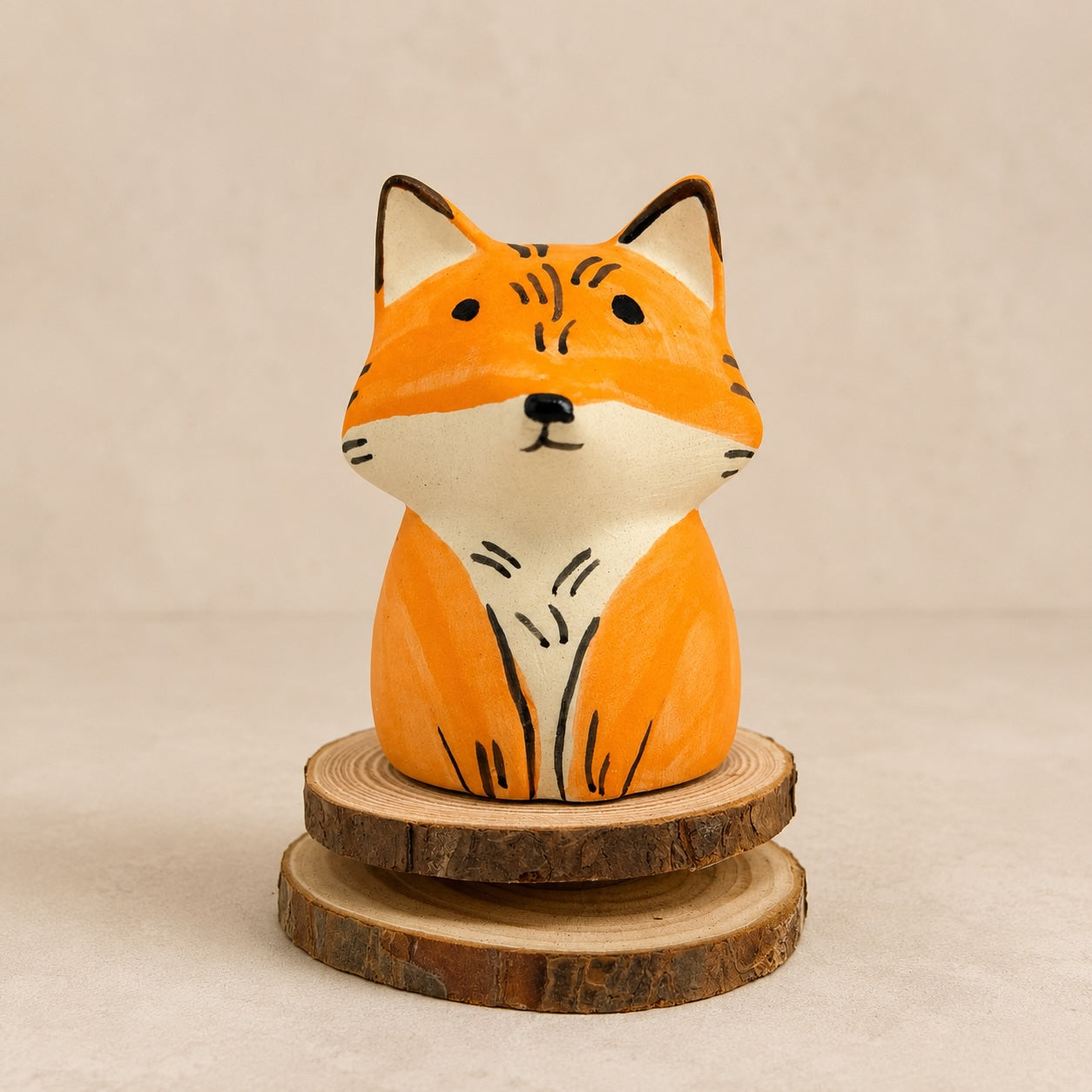 MuMuLush Handmade Spinner Woodland Fox Ceramic Aroma Stone Diffuser MuMuLush
