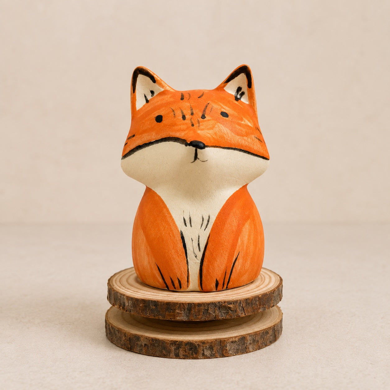 MuMuLush Handmade Spinner Woodland Fox Ceramic Aroma Stone Diffuser MuMuLush