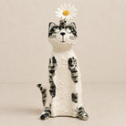 MuMuLush Handmade Tabby Cat Ceramic Aroma Stone Diffuser Vase MuMuLush