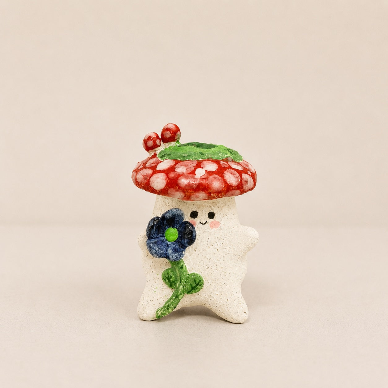 MuMuLush Handmade Wildflower Mushroom Sprite Ceramic Aroma Stone Diffuser MuMuLush