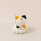 MuMuLush Handmade Spinner Lucky Calico Cat Ceramic Aroma Stone Diffuser MuMuLush
