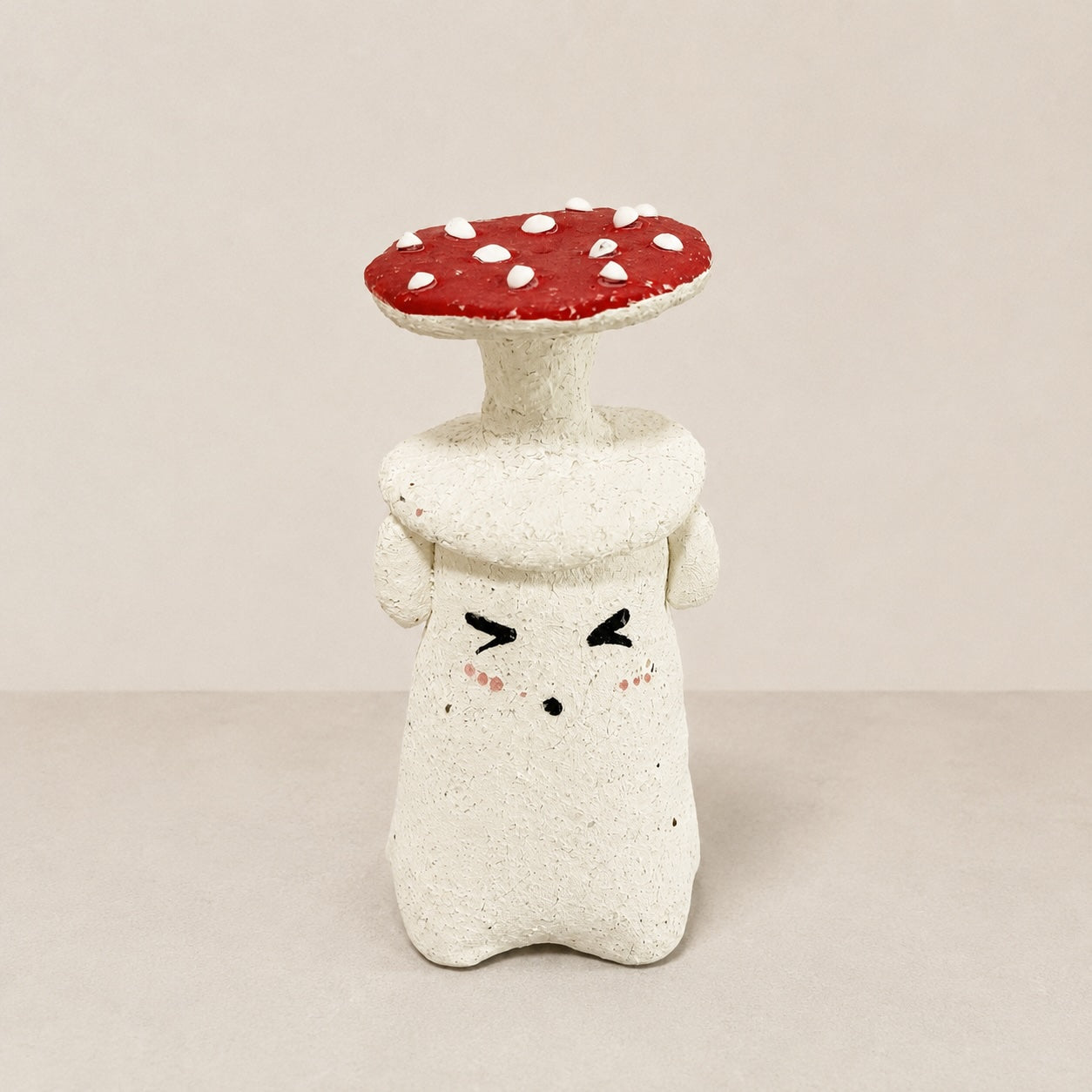 MuMuLush Handmade Blushing Mushroom Sprite Ceramic Aroma Stone Diffuser MuMuLush