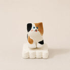 MuMuLush Handmade Spinner Whiskers Calico Cat Ceramic Aroma Stone Diffuser MuMuLush