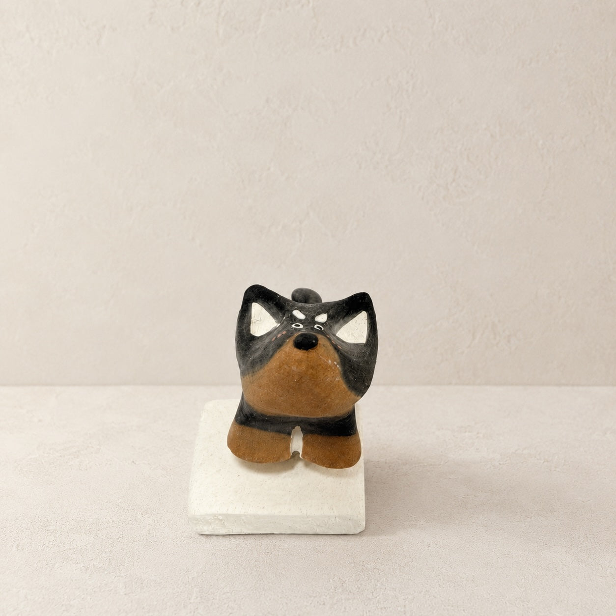 MuMuLush Handmade Spinner Midnight Pup Ceramic Aroma Stone Diffuser MuMuLush
