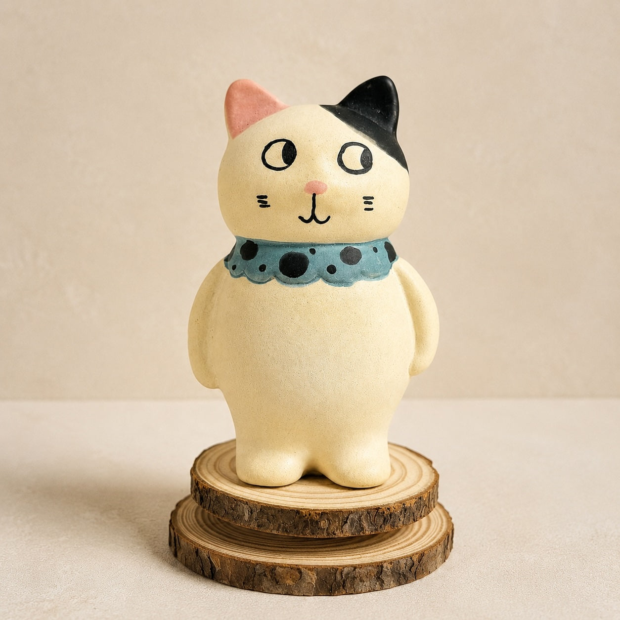 MuMuLush Handmade Spinner Dapper Cat Ceramic Aroma Stone Diffuser MuMuLush