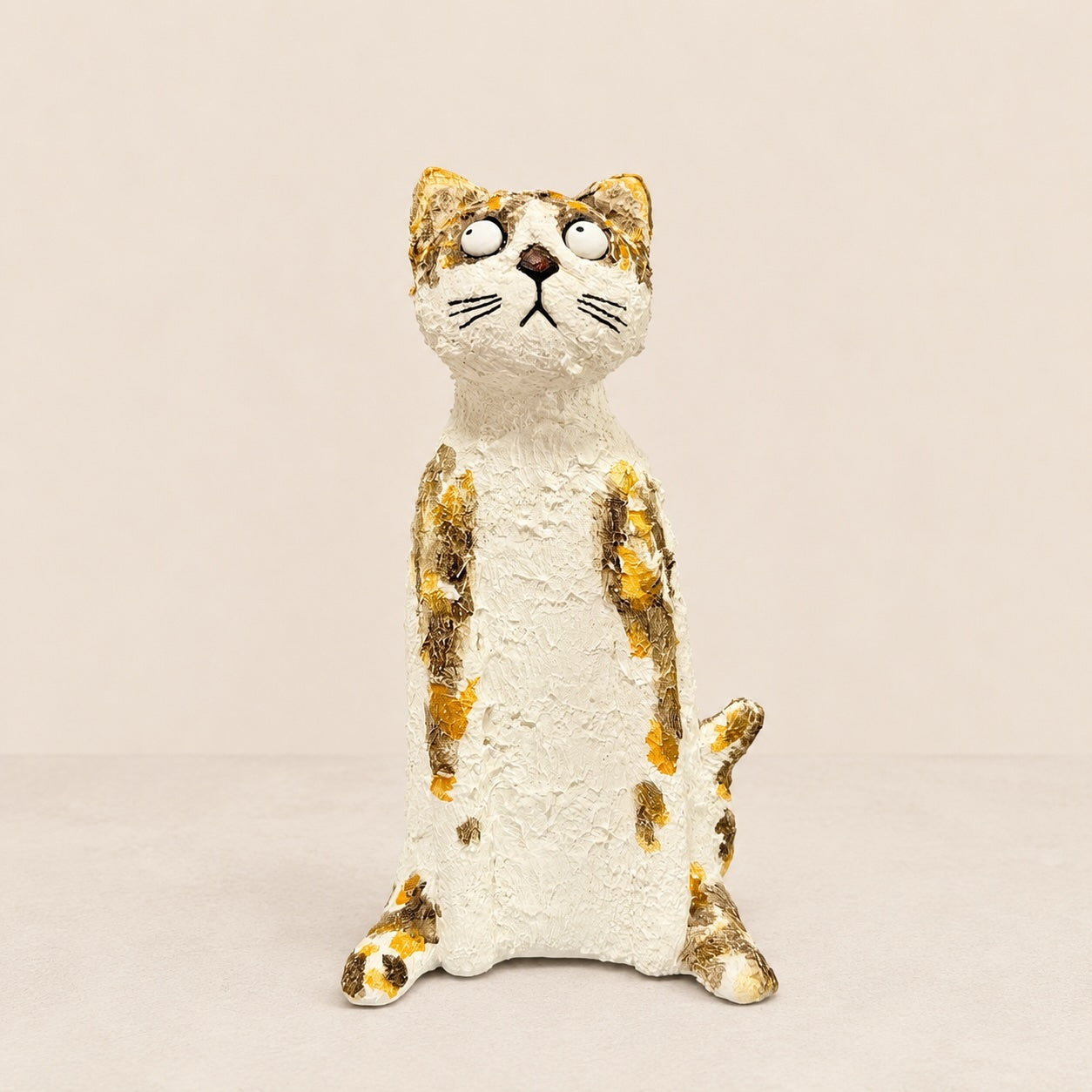 MuMuLush Handmade Calico Cat Ceramic Aroma Stone Diffuser MuMuLush