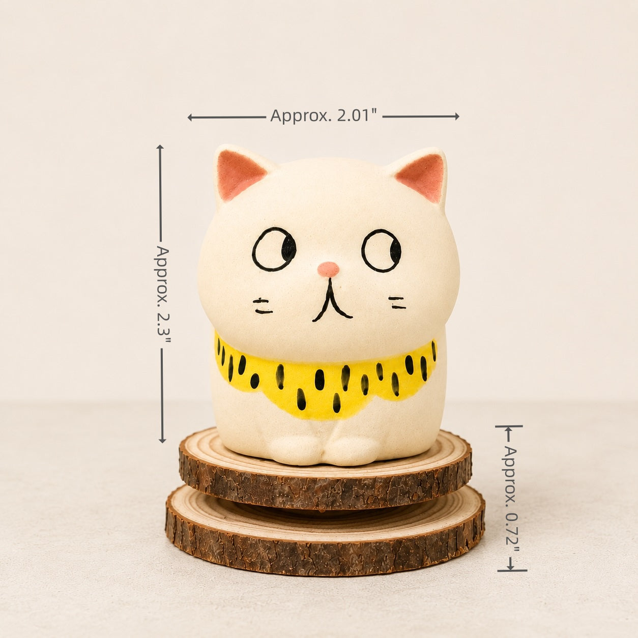MuMuLush Handmade Spinner Chic Cat Ceramic Aroma Stone Diffuser MuMuLush