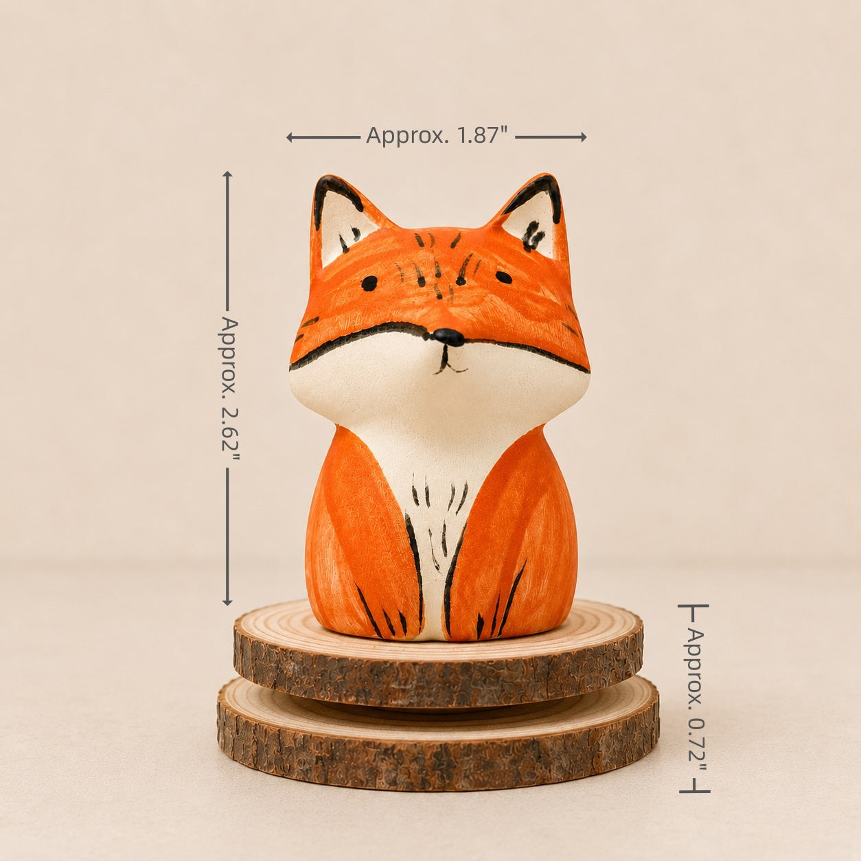MuMuLush Handmade Spinner Woodland Fox Ceramic Aroma Stone Diffuser MuMuLush