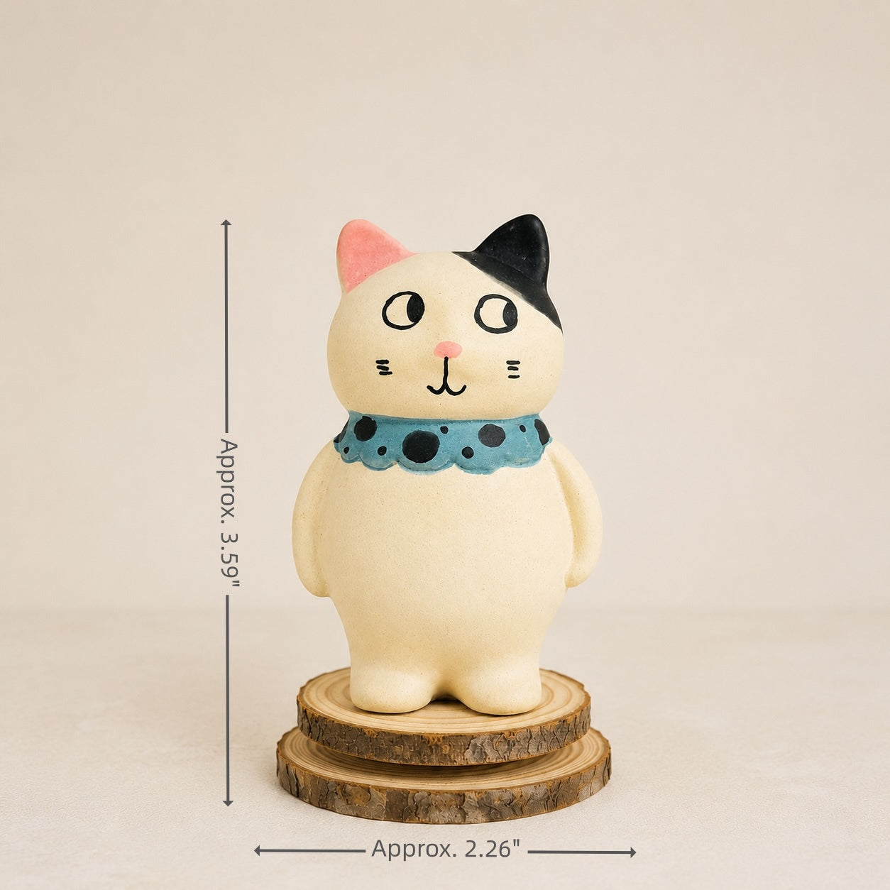 MuMuLush Handmade Spinner Dapper Cat Ceramic Aroma Stone Diffuser MuMuLush