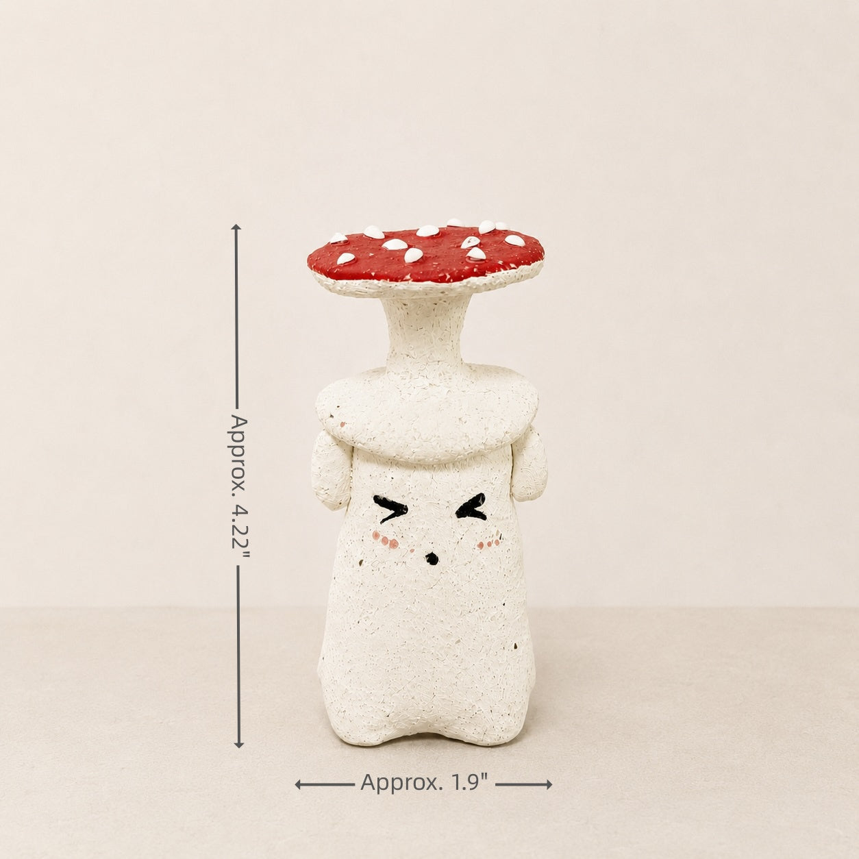 MuMuLush Handmade Blushing Mushroom Sprite Ceramic Aroma Stone Diffuser MuMuLush