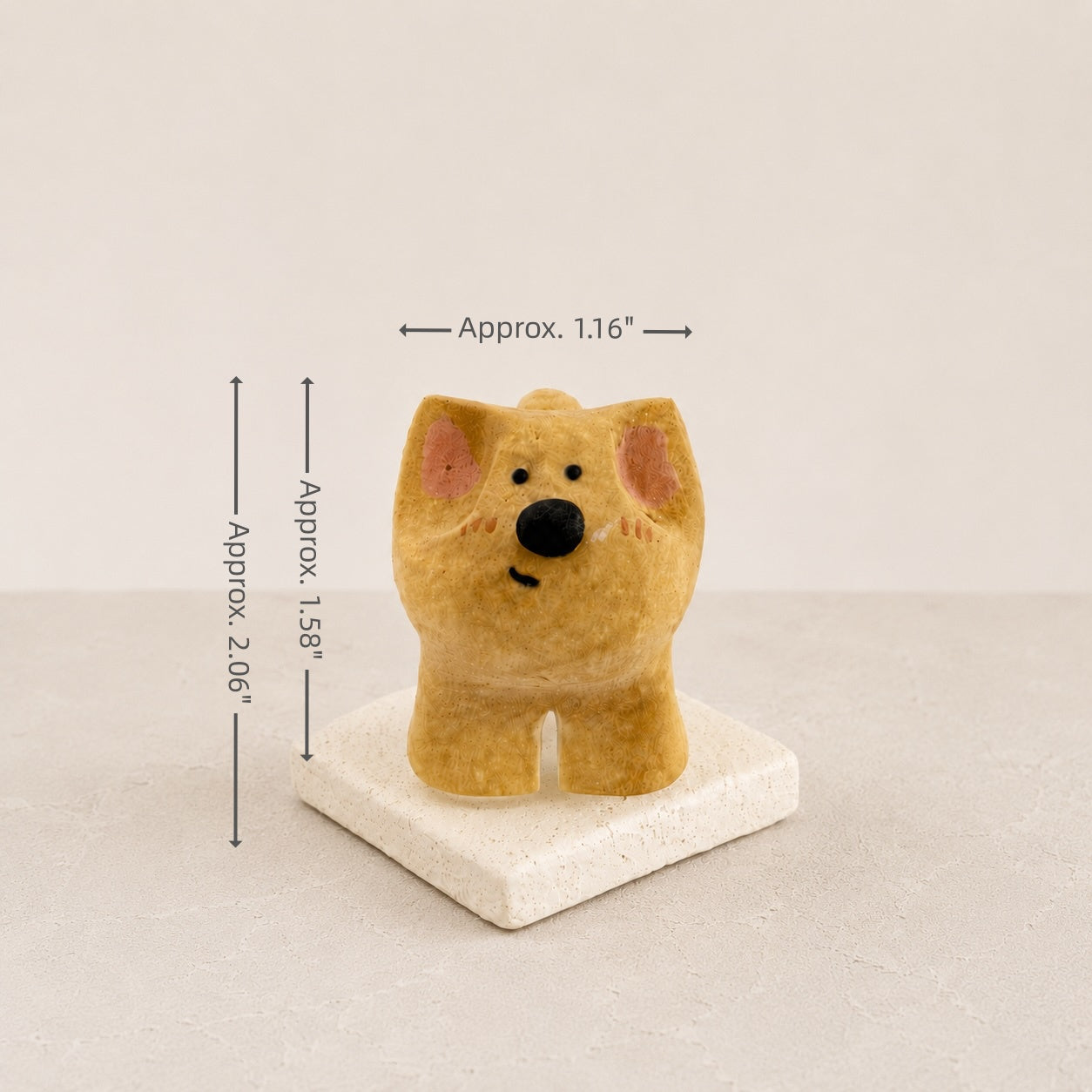 MuMuLush Handmade Spinner Biscuit Pup Ceramic Aroma Stone Diffuser MuMuLush