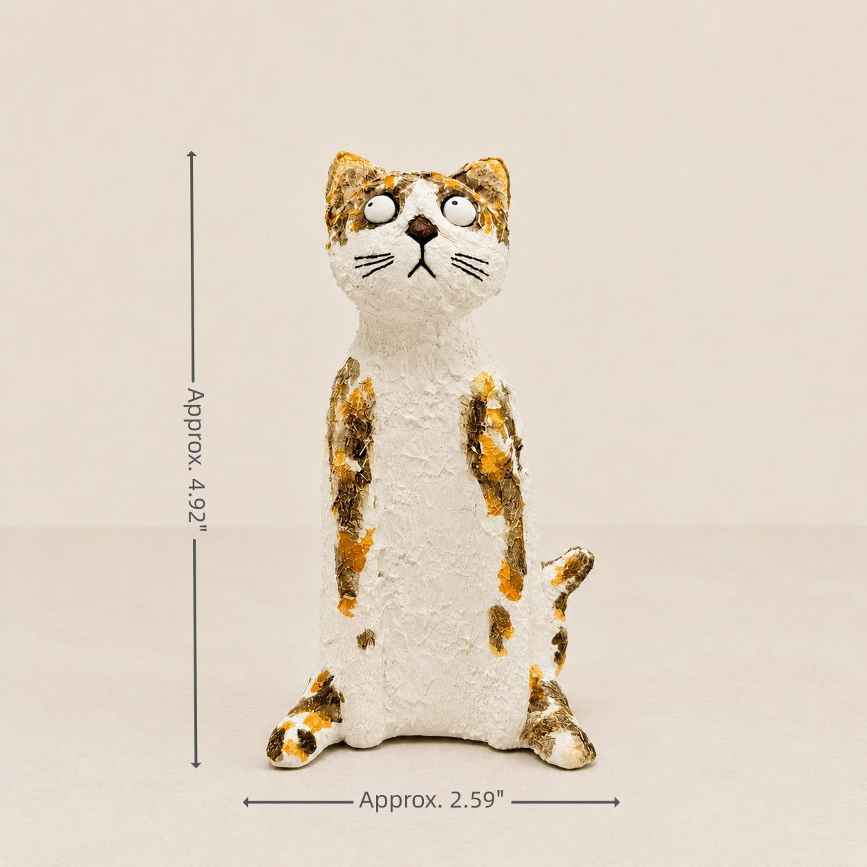 MuMuLush Handmade Calico Cat Ceramic Aroma Stone Diffuser MuMuLush