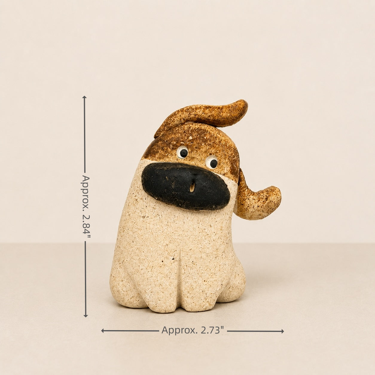 MuMuLush Handmade Boop-Nose Pup Ceramic Aroma Stone Diffuser MuMuLush