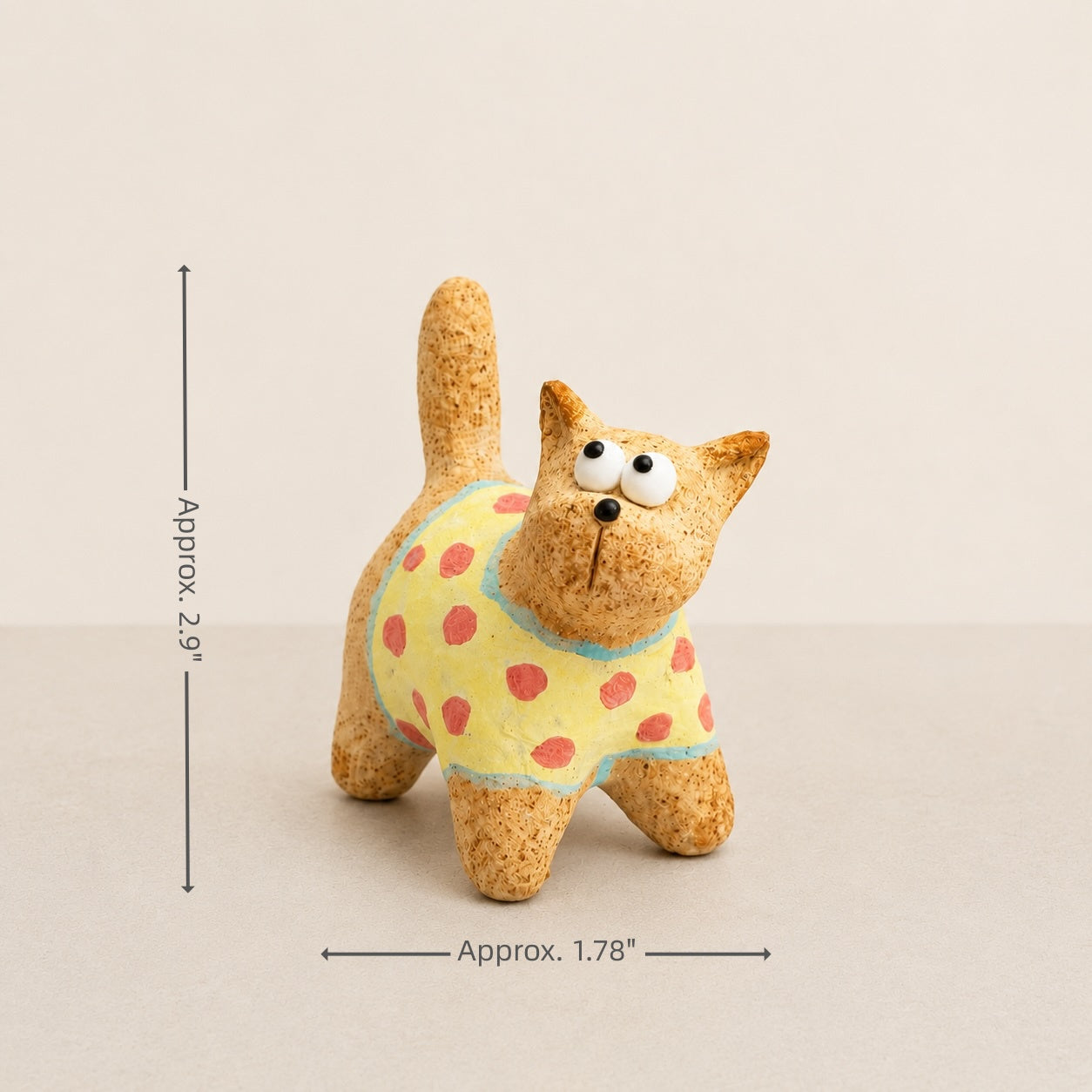 MuMuLush Handmade Speckled Clay Cat Ceramic Aroma Stone Diffuser MuMuLush