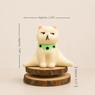MuMuLush Handmade Spinner Sleepy Cat Ceramic Aroma Stone Diffuser MuMuLush