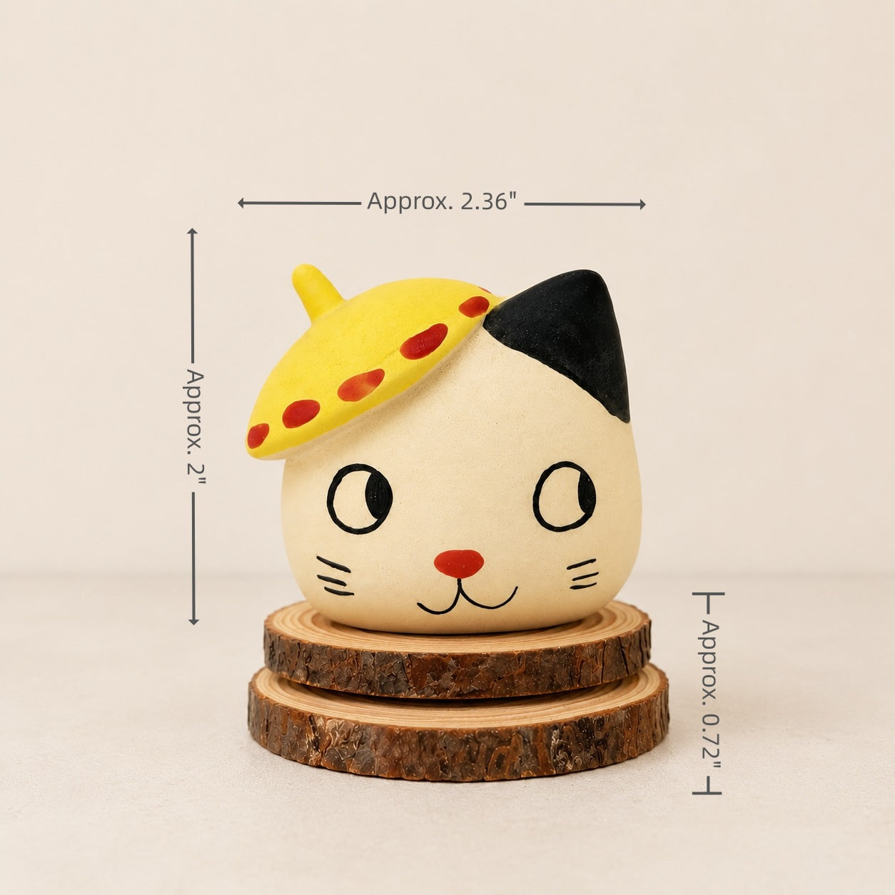 MuMuLush Handmade Spinner Adventurer Cat Ceramic Aroma Stone Diffuser MuMuLush