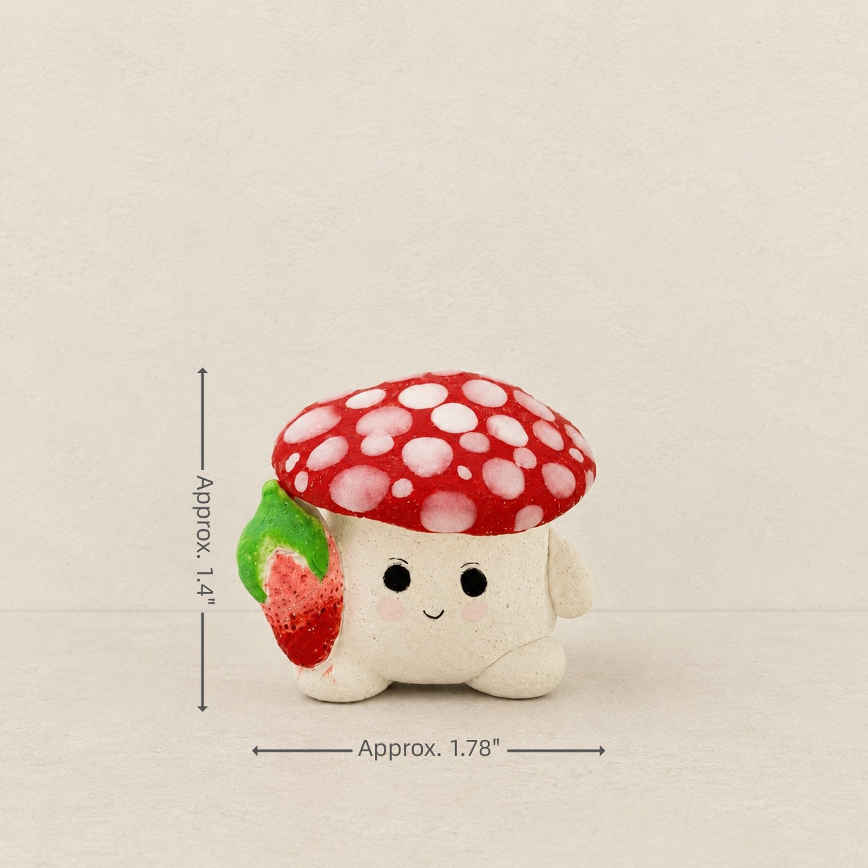 MuMuLush Handmade Strawberry Mushroom Sprite Ceramic Aroma Stone Diffuser MuMuLush
