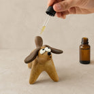 MuMuLush Handmade Little Dog Ceramic Aroma Stone Diffuser MuMuLush