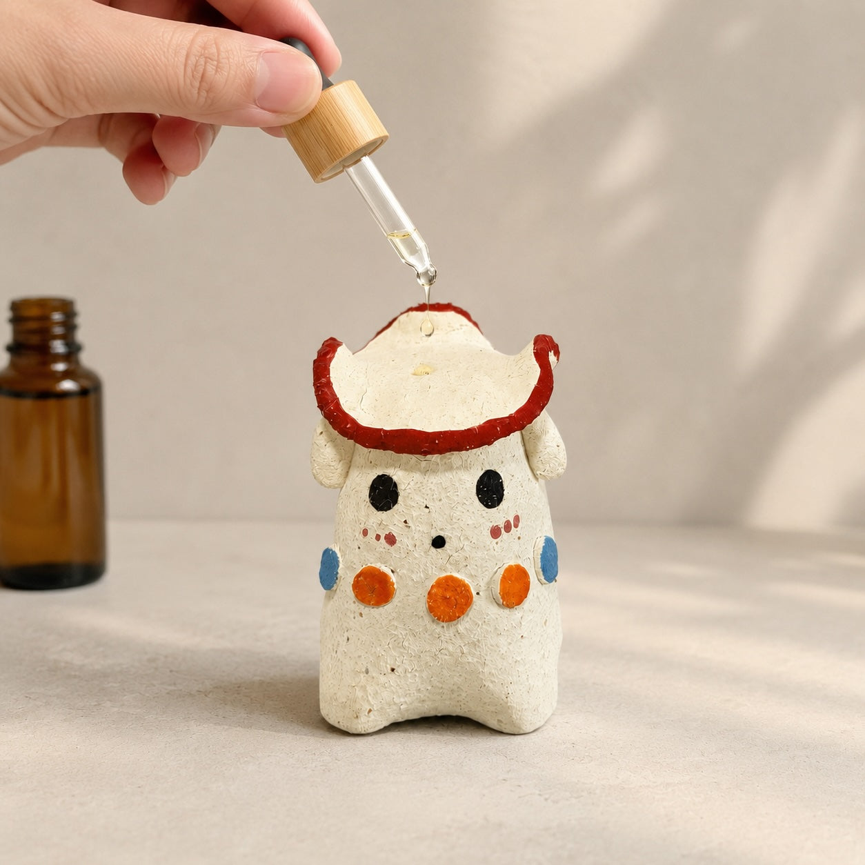 MuMuLush Handmade Cheerful Apple Sprite Ceramic Aroma Stone Diffuser MuMuLush