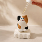 MuMuLush Handmade Spinner Whiskers Calico Cat Ceramic Aroma Stone Diffuser MuMuLush