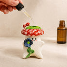 MuMuLush Handmade Wildflower Mushroom Sprite Ceramic Aroma Stone Diffuser MuMuLush