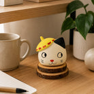MuMuLush Handmade Spinner Adventurer Cat Ceramic Aroma Stone Diffuser MuMuLush