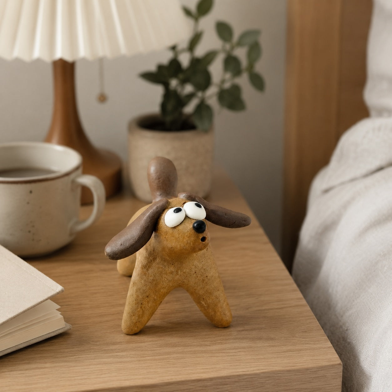 MuMuLush Handmade Little Dog Ceramic Aroma Stone Diffuser MuMuLush
