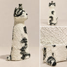 MuMuLush Handmade Tabby Cat Ceramic Aroma Stone Diffuser Vase MuMuLush