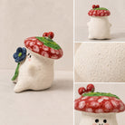 MuMuLush Handmade Wildflower Mushroom Sprite Ceramic Aroma Stone Diffuser MuMuLush