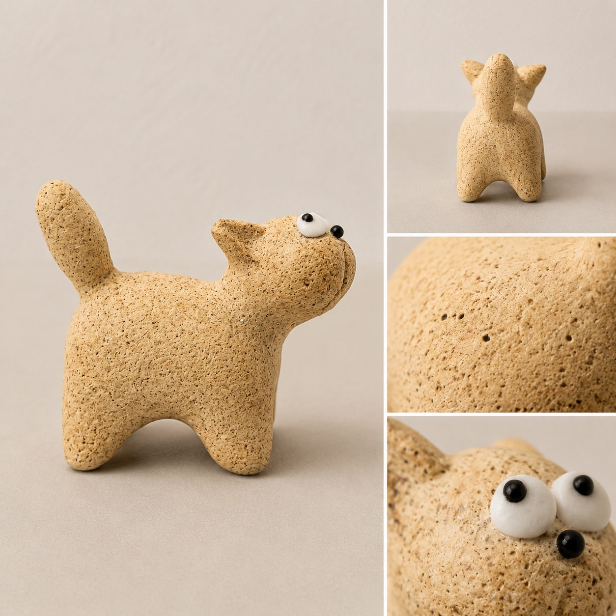 MuMuLush Handmade Bare Cat Ceramic Aroma Stone Diffuser MuMuLush